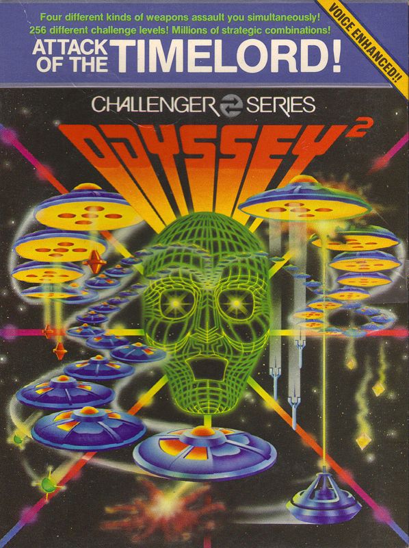 Attack of the Timelord box art for Odyssey 2